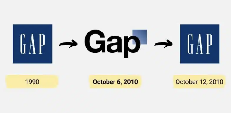 Gap's 2010 rebrand