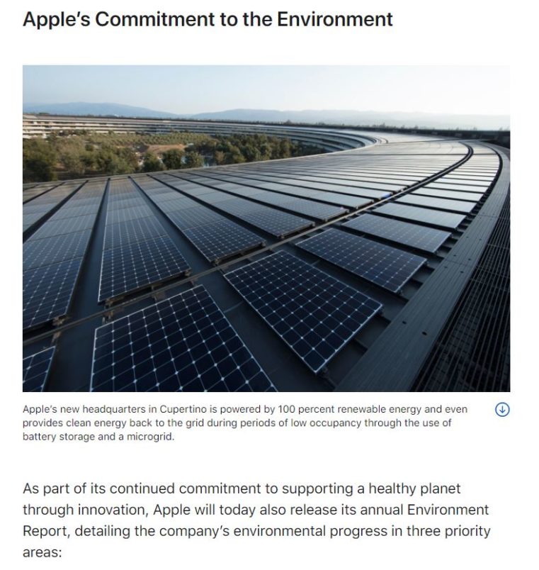 Apple's Press Release