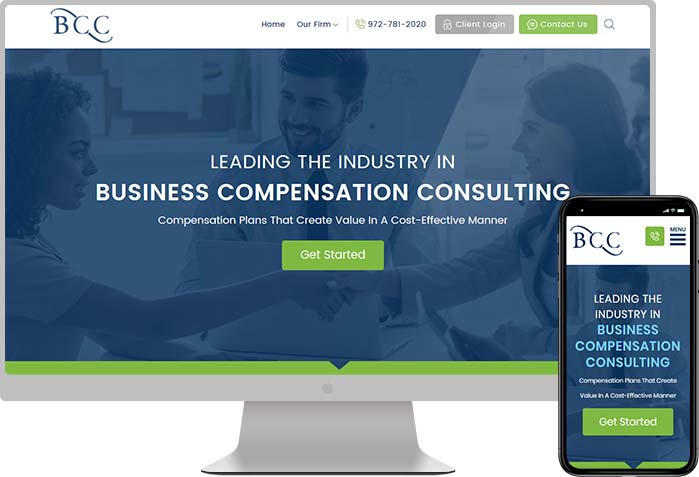 Business Compensation Consulting website preview