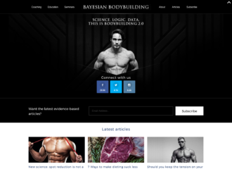 Bayesian BodyBuilding fitness website design