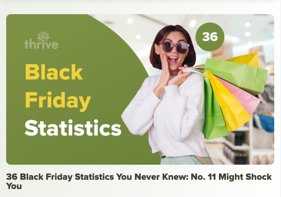 Black Friday Statistics