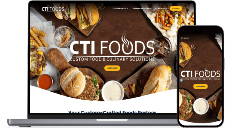 CTI Foods website preview
