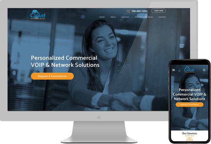 Cloud Professional Services website preview