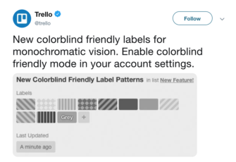 Color-friendly labels