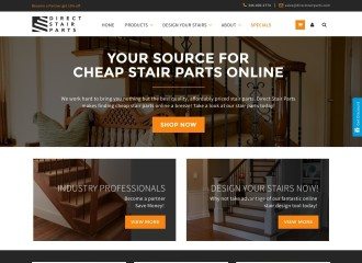 Direct Stair Parts Shopify Website Design