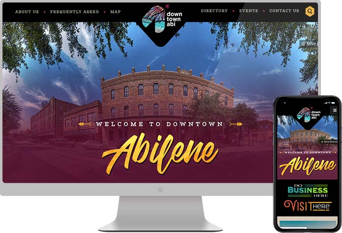 Downtown Abilene website preview