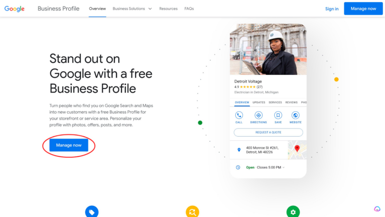 GBP page