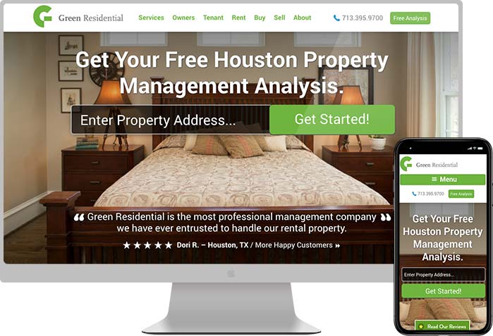Green Residential website preview