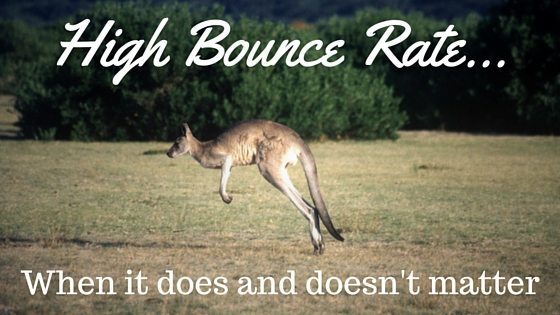 High Bounce Rates and Website Types