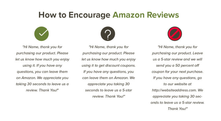How to Encourage Amazon Reviews