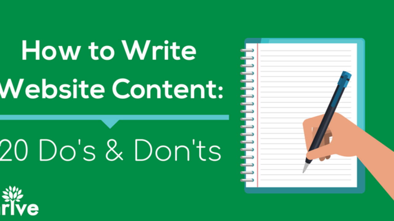 How To Write Website Content  28 Tips For Quality Content Writing