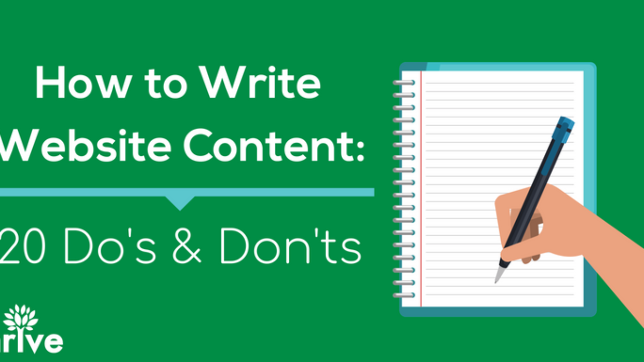 How To Write Website Content  19 Tips For Quality Content Writing