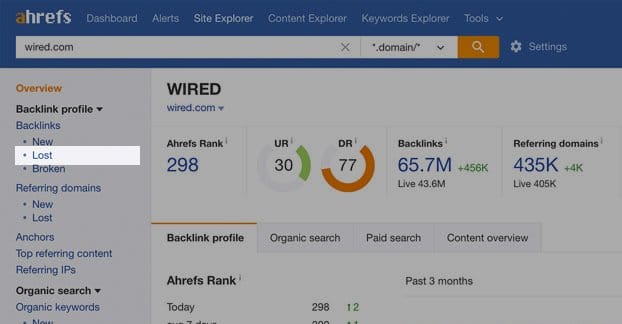 Lost-Links-on-Ahrefs