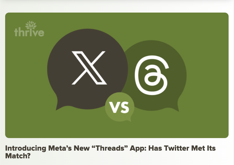 Meta’s New Threads App