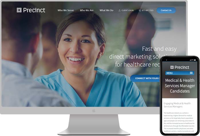 Precinct Group website preview