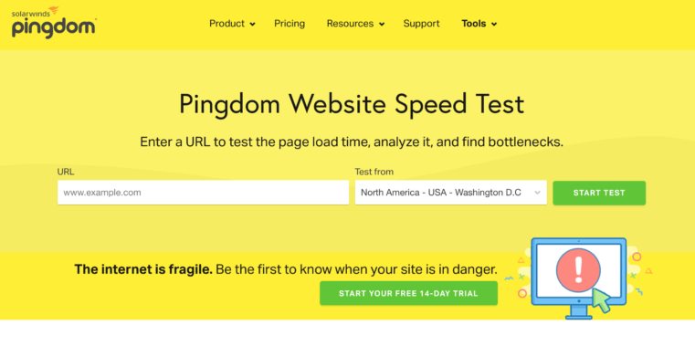 website speed test