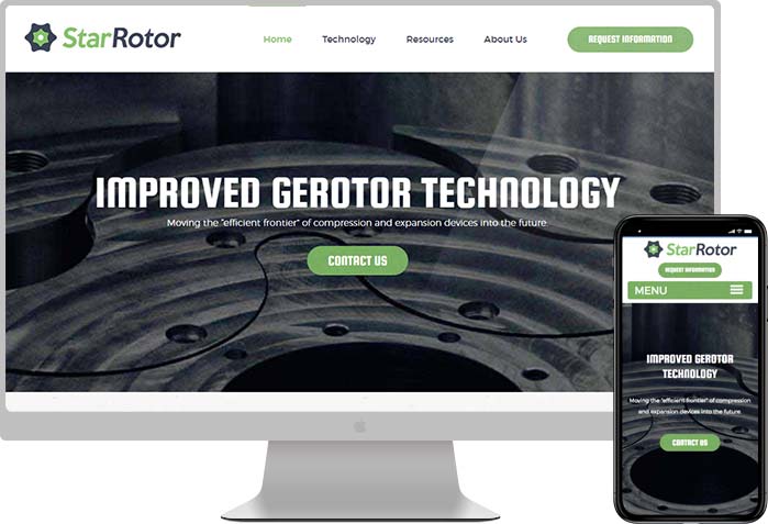 StarRotor website preview