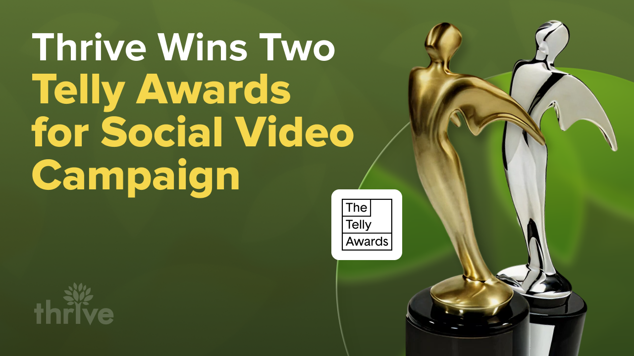 Thrive Earns Gold and Silver Telly Awards for REVO2 Social Video Campaign 1280x720