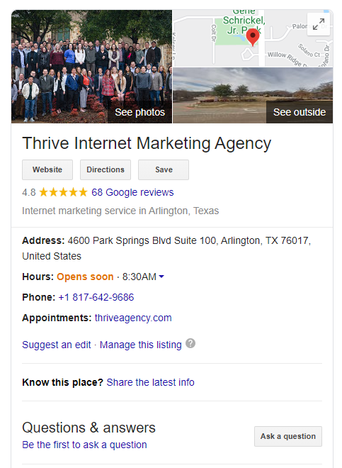 google my business profile picutres