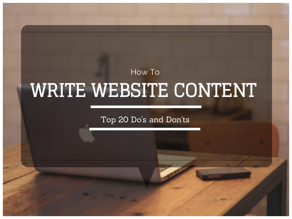 content writing for website charges