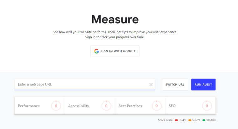 WebDev Measure Tool