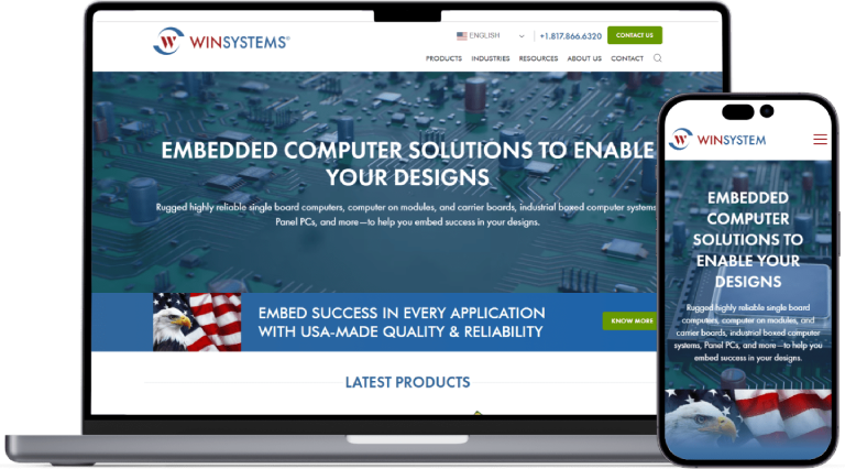 Win Systems website preview