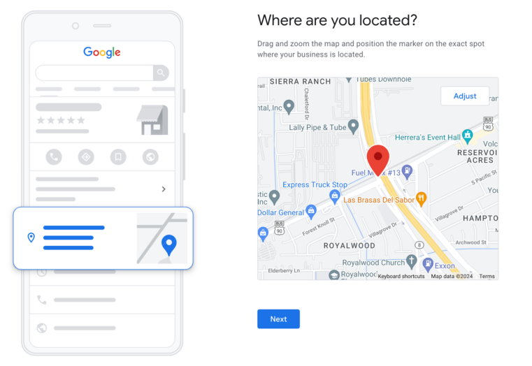 business map