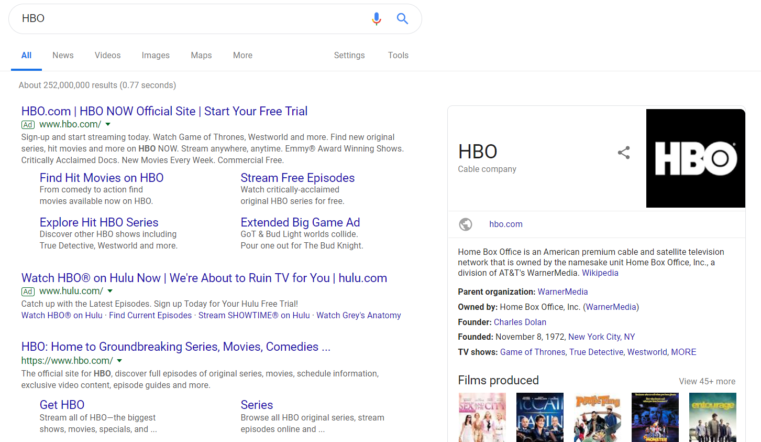 hbo seo