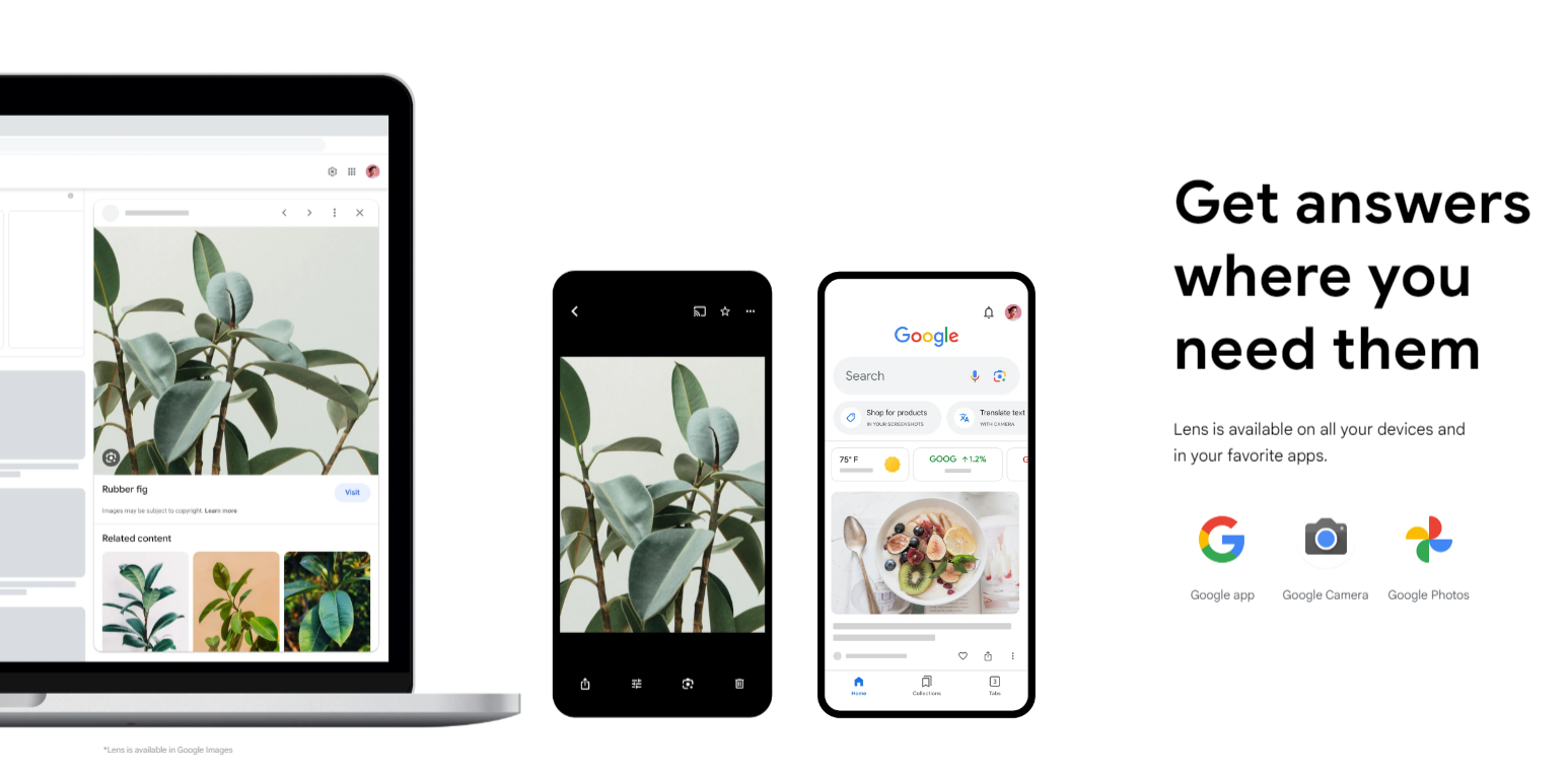 Google Lens answers