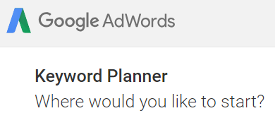 Keyword Planner