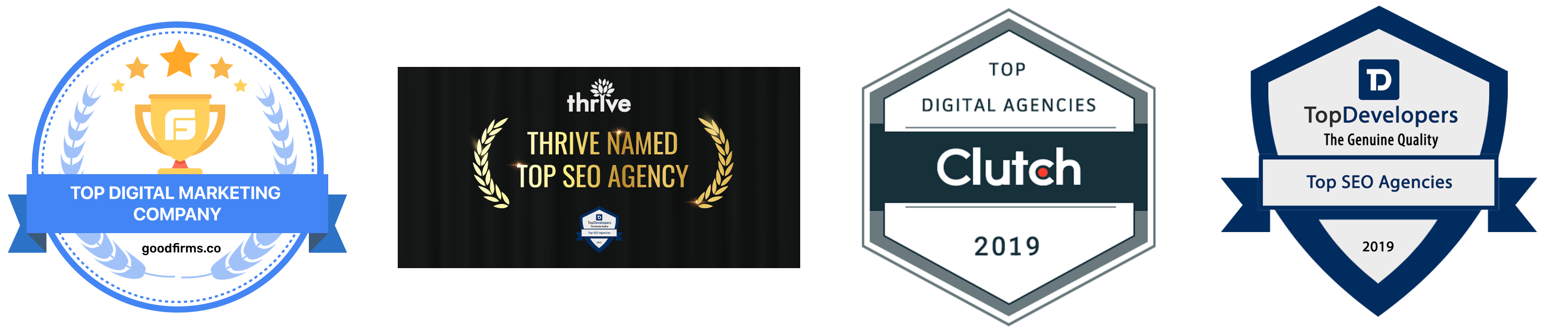 Our Top SEO Company Awards