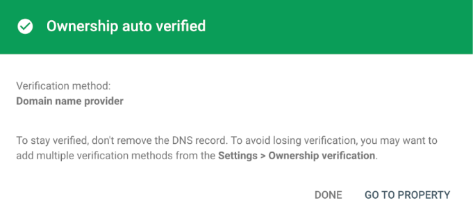 ownership auto verified