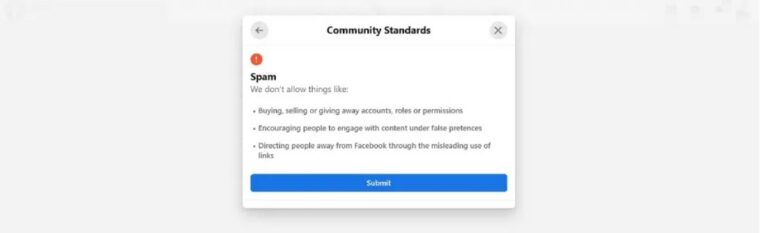 removing facebook reviews step 3