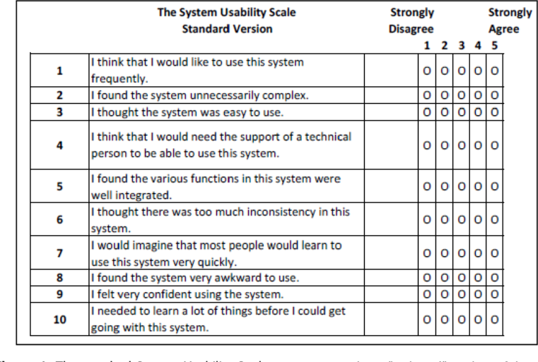 System Usability Scale