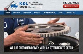 K&L Clutch & Transmission Website Design