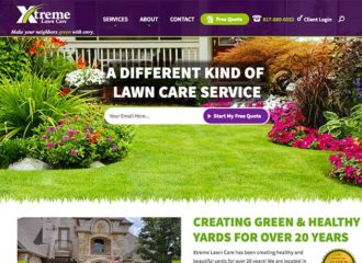 Web Design For Xtreme Lawn Care